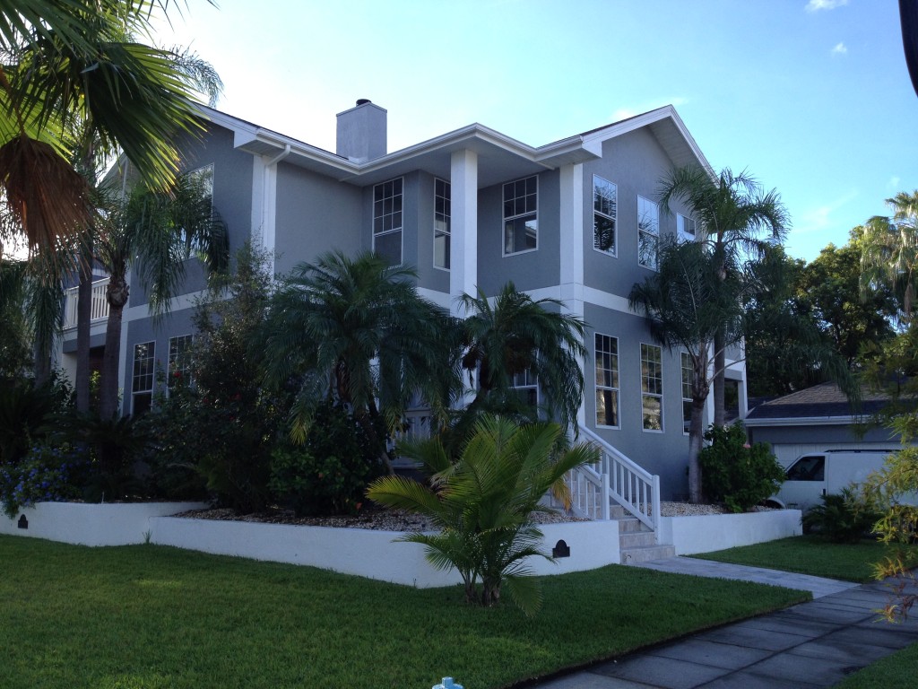 House Window Film Tinting Project on Bayshore Blvd in Tampa