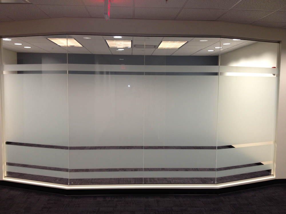 Curved glass panels